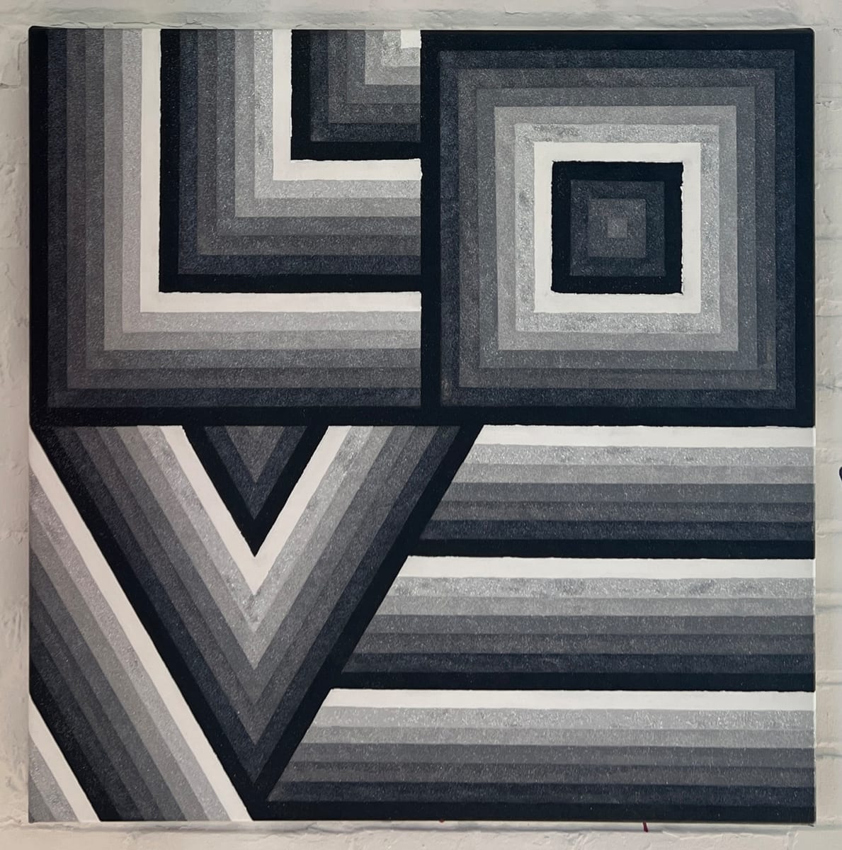 LOVE in Gray Glow by Lisa Marie Studio 