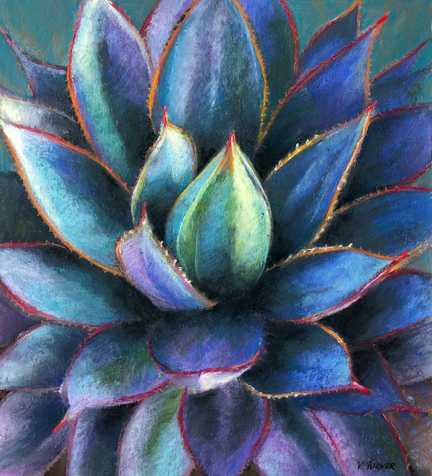 Agave by Vanessa Turner  Image: Sweet like agave, the colours of nature do so sooth my palette.