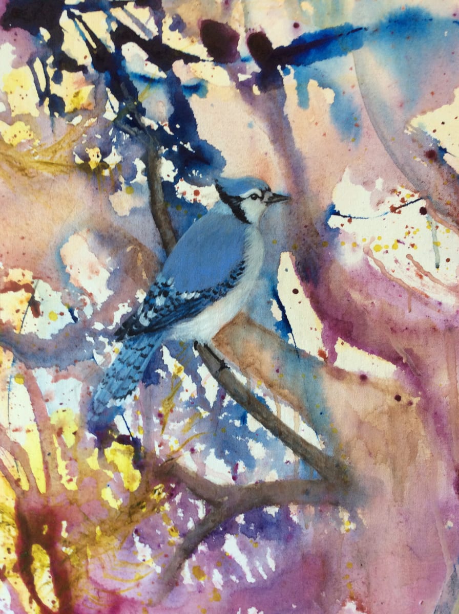 Camouflage - Geai bleu by Manon Bédard 