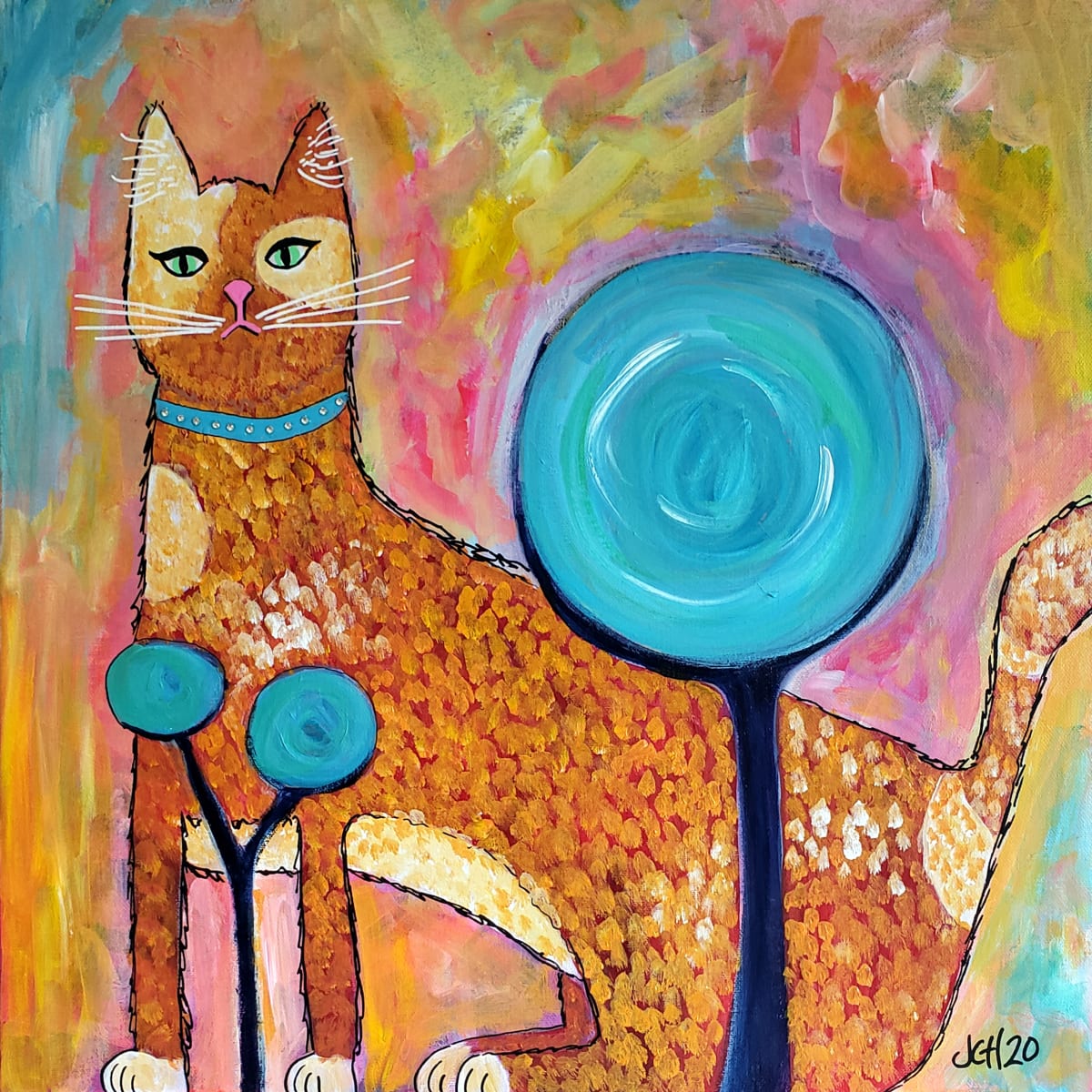 Cat with Lollipop Trees 2020 