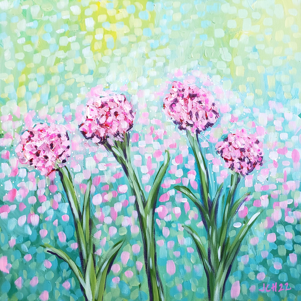 Field of Pink Flowers 2022 