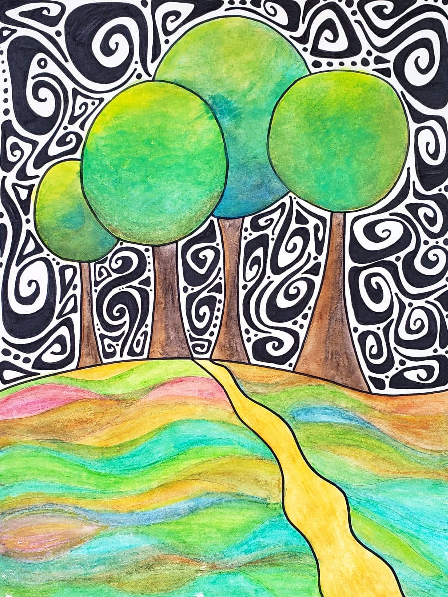Yellow Path 2018, Image 1.