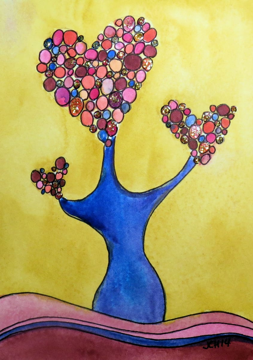 Blue Heart Tree 2014 