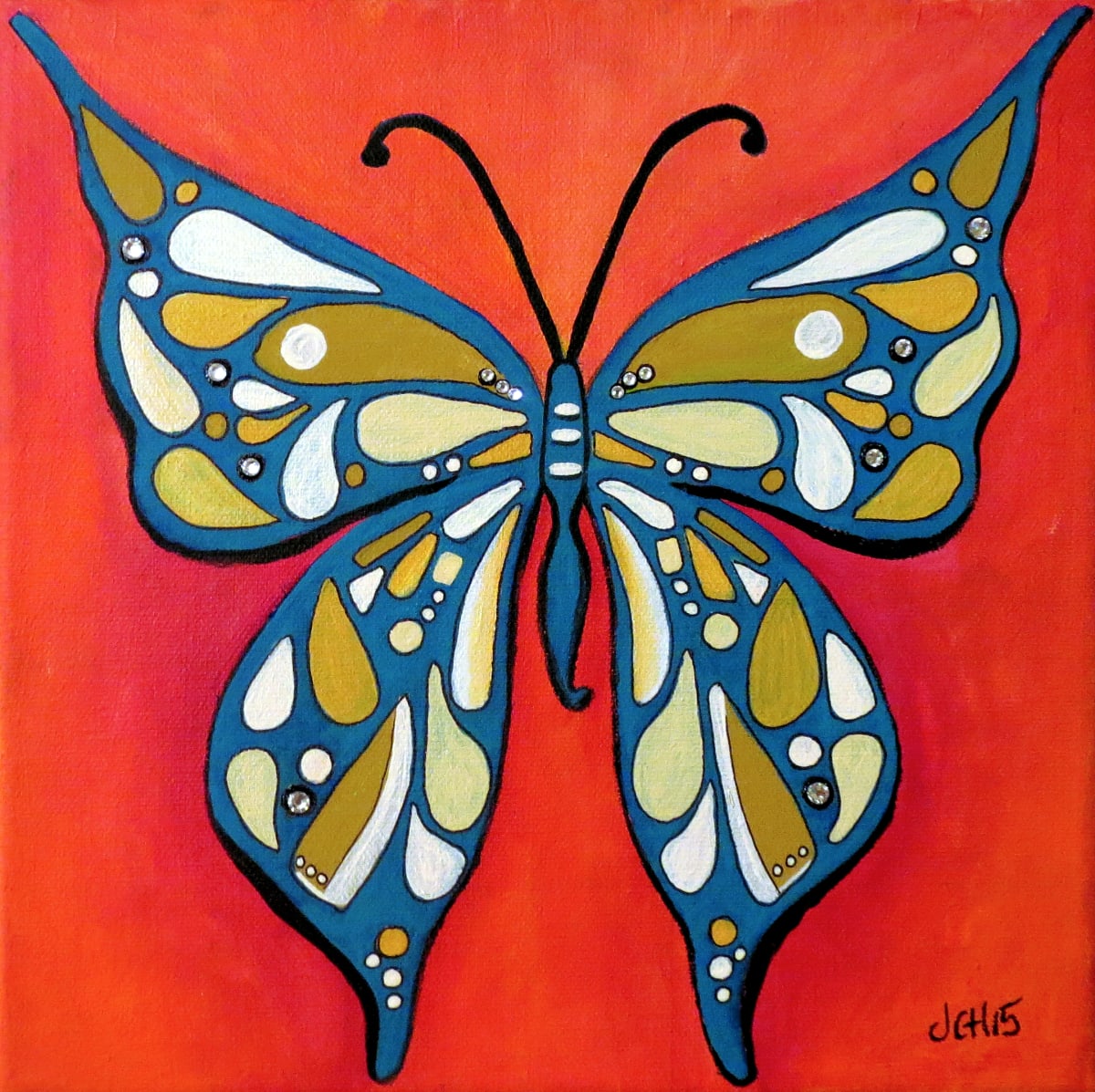 Groovy Butterfly 2015 by Jo Claire Hall 
