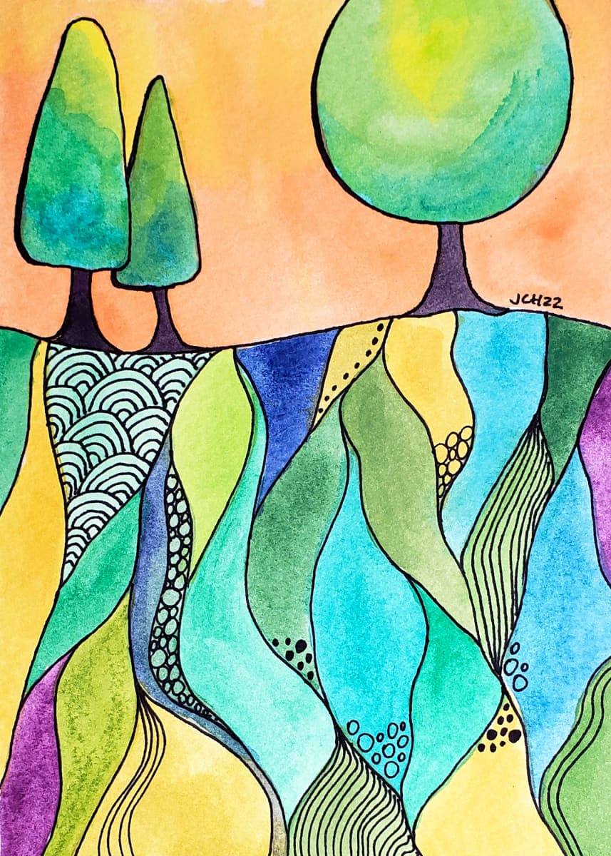 Little Landscape 2022 by Jo Claire Hall 