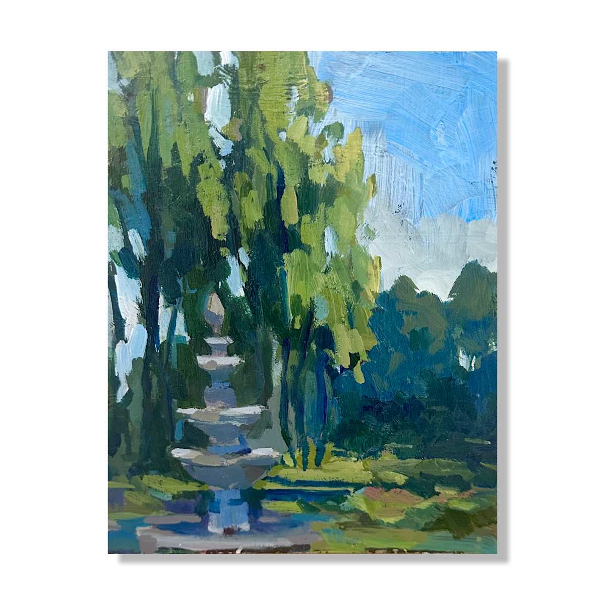 At the fountain by Samantha Williams-Chapelsky 