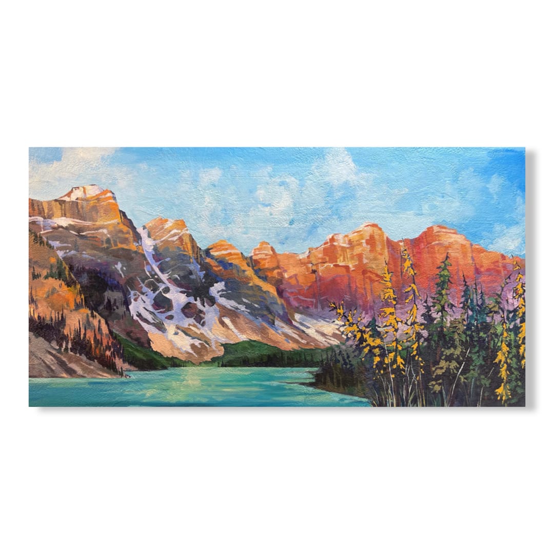 Moraine Lake Custom Painting by Samantha Williams-Chapelsky 