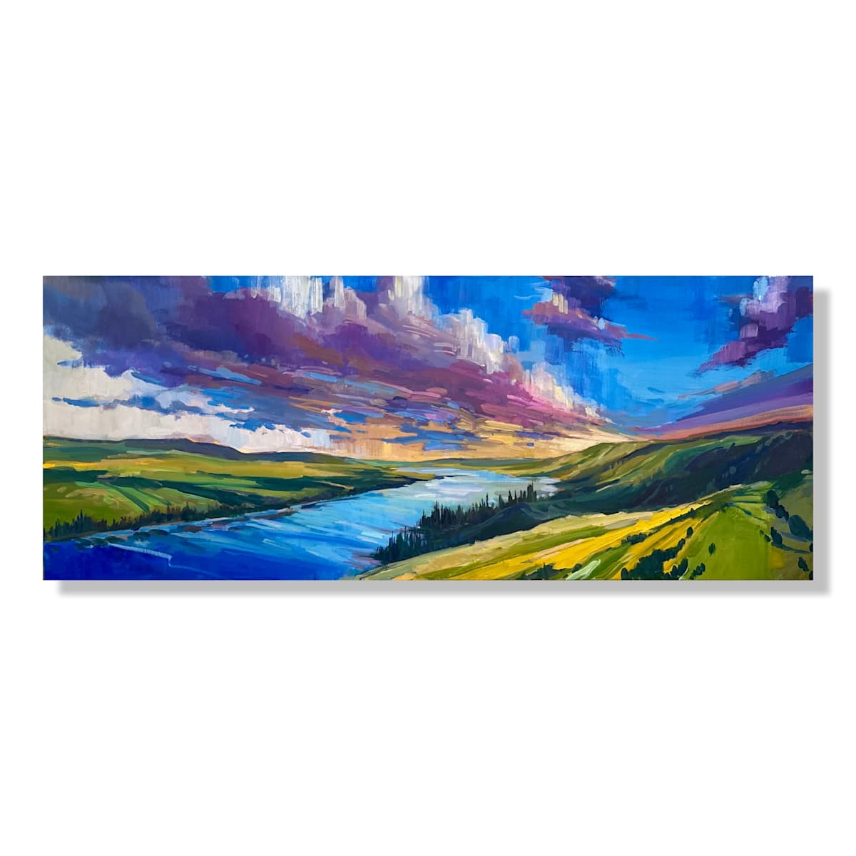 Cloud Dance over the Edmonton River Valley by Samantha Williams-Chapelsky 