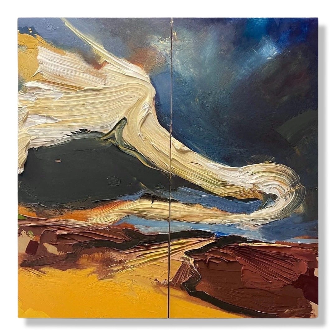 Twilight Breeze - Diptych by Samantha Williams-Chapelsky, Image 1.