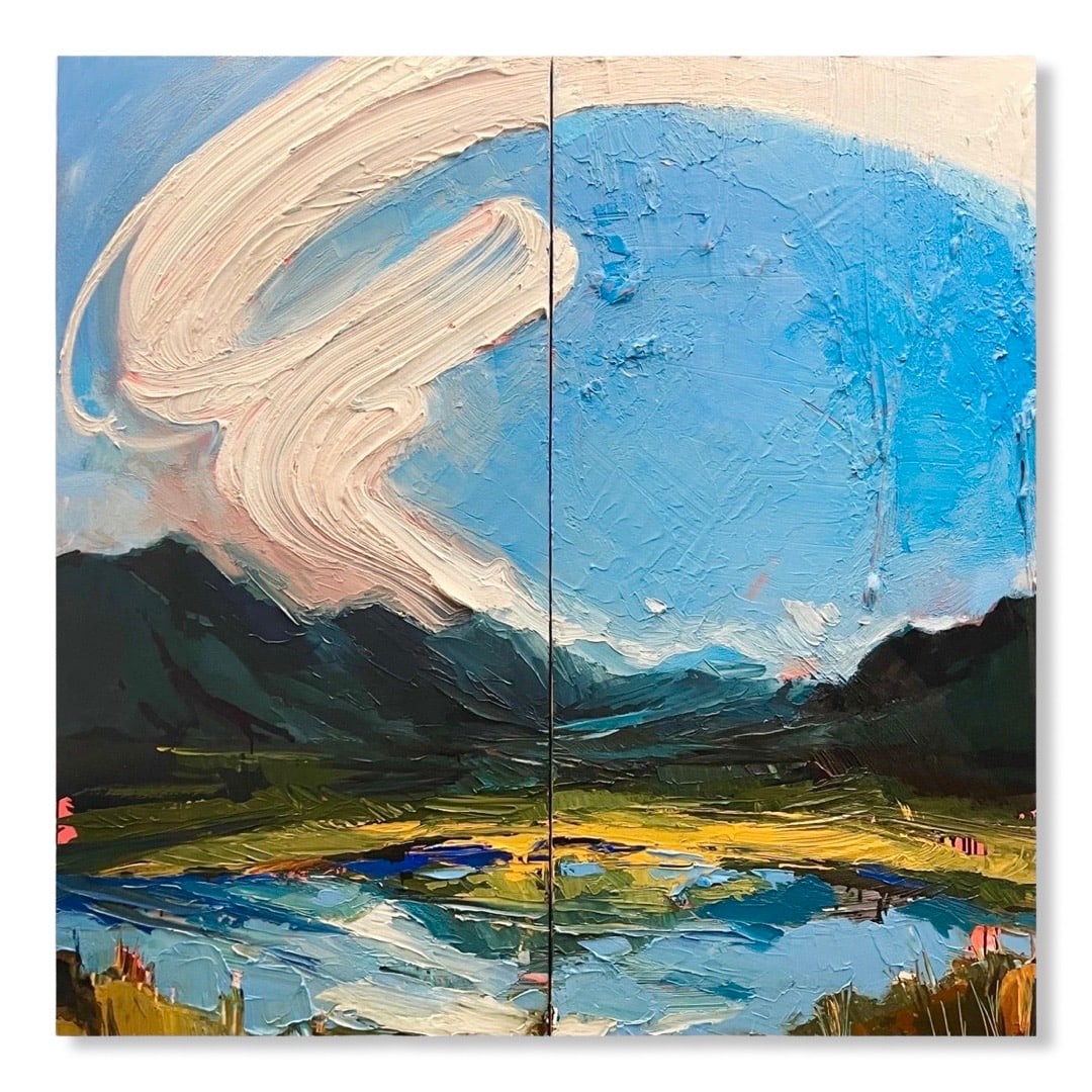 Back Country Views  - Diptych by Samantha Williams-Chapelsky 