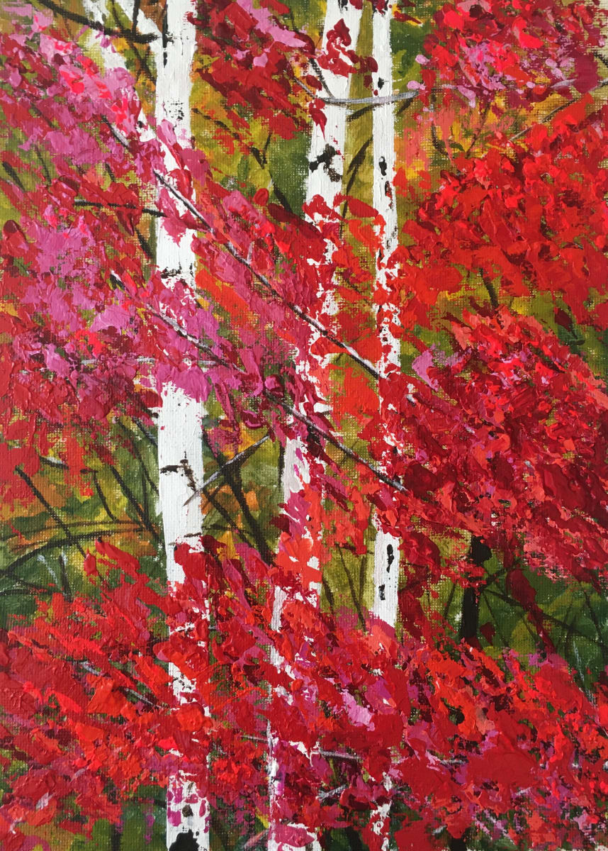 Rita's Birches, Image 1.