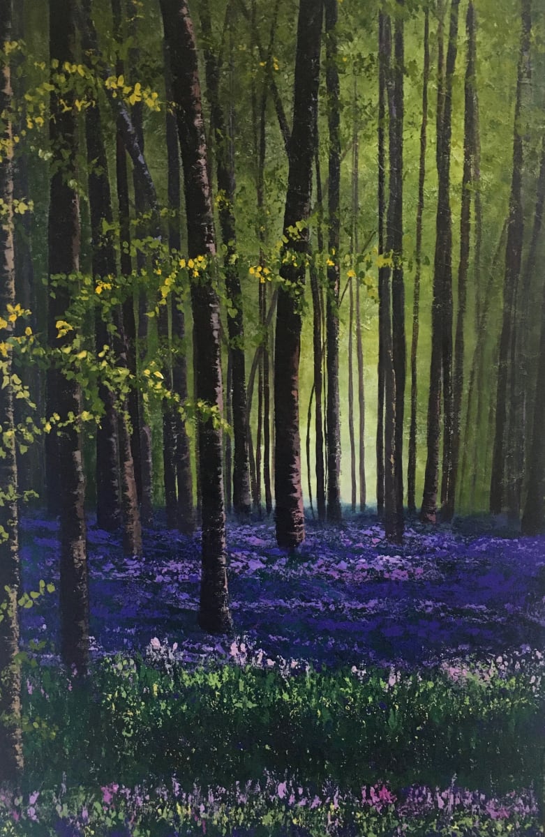 Hallerbos Tranquility  Image: acrylic on canvas