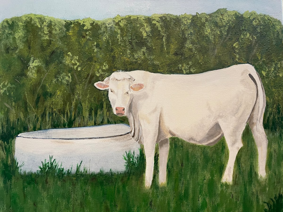 What are you looking at?  Image: acrylic on canvas