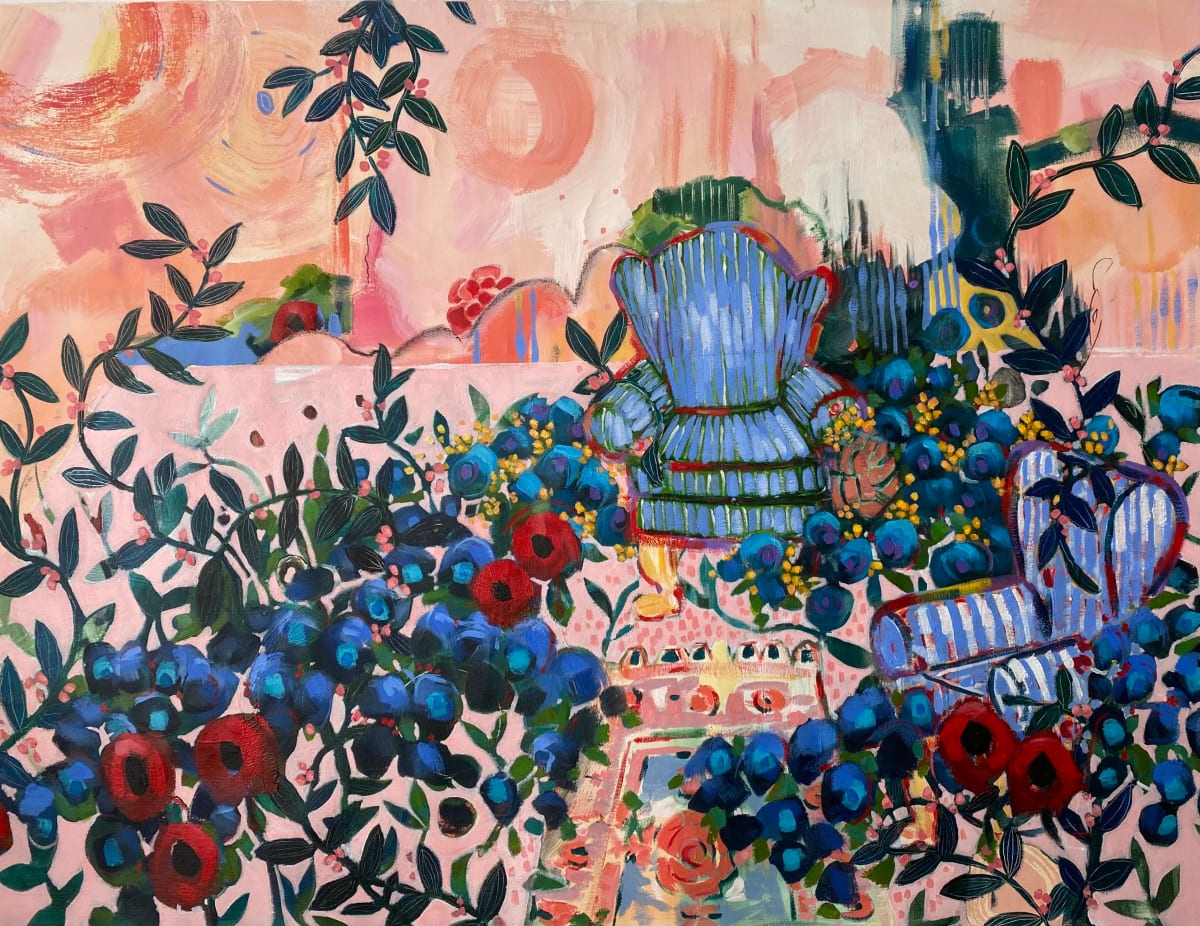 Perhaps Interiors: Blueberry Day by Amy Pleasant, Image 1.
