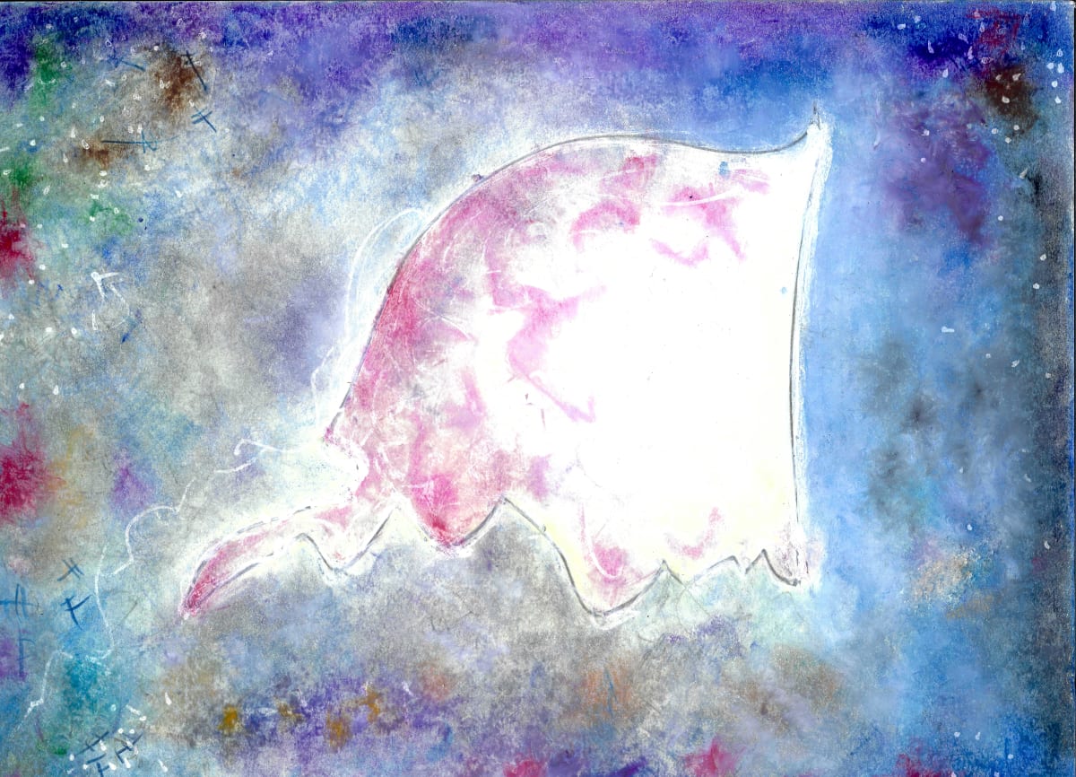 Second known picture of space whale by K Johnson  Image: second known picture of space whale. 1847 CE2