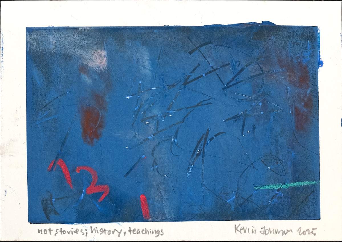 not stories; history, teachings by Kevin Johnson, Image 1.