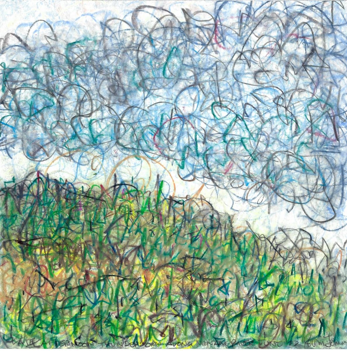 Late Afternoon Thunderstorm Along Minam River, June 2023 by K Johnson 