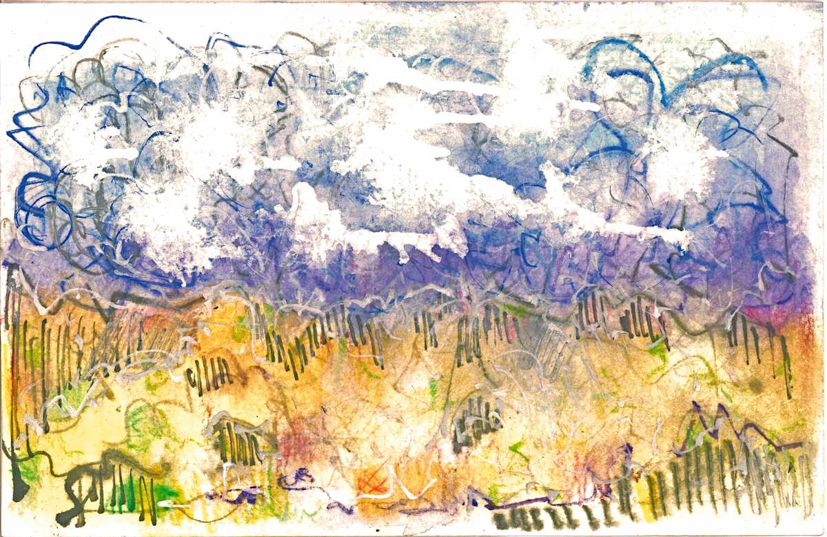 New Mexico clouds, fall morning by Kevin Johnson 