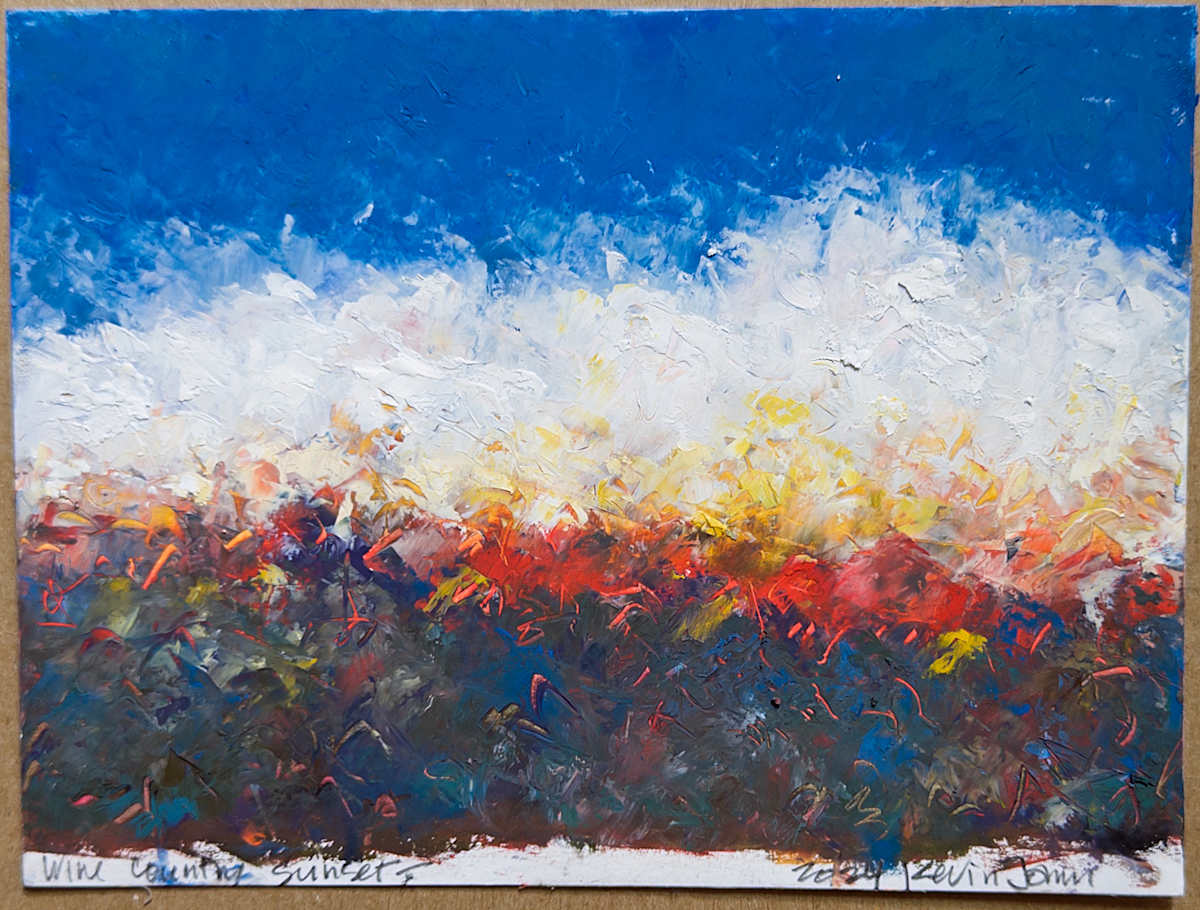 Wine Country Sunset by Kevin Johnson 