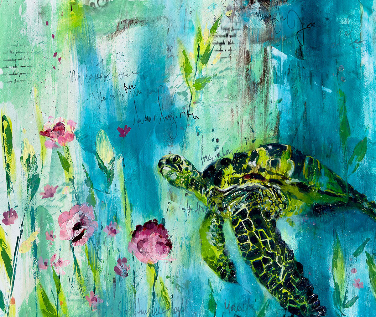 Exploring Sunlight by Linda McClure  Image: Exploring Sunlight painting by Linda McClure