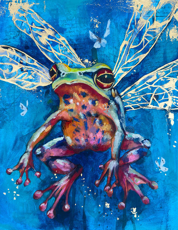 Leap Between Realms by Linda McClure 