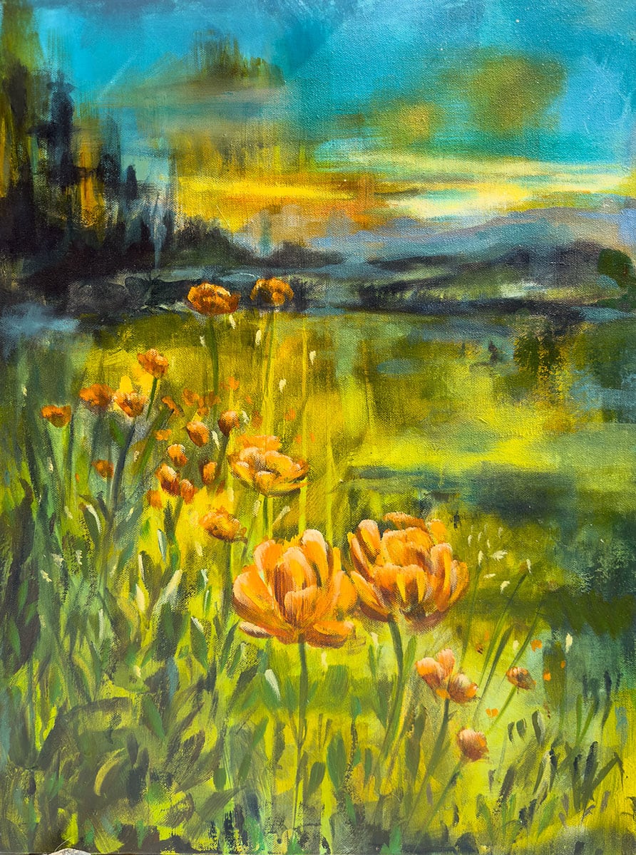 Rough Vision by Linda McClure  Image: Rough Vision Painting by Linda McClure