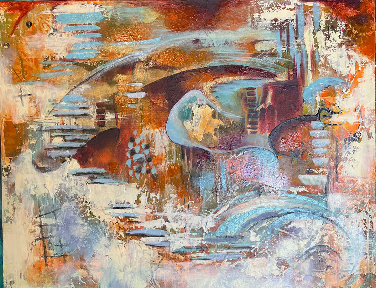 Orange Tidal Wave by Linda McClure, Image 1.
