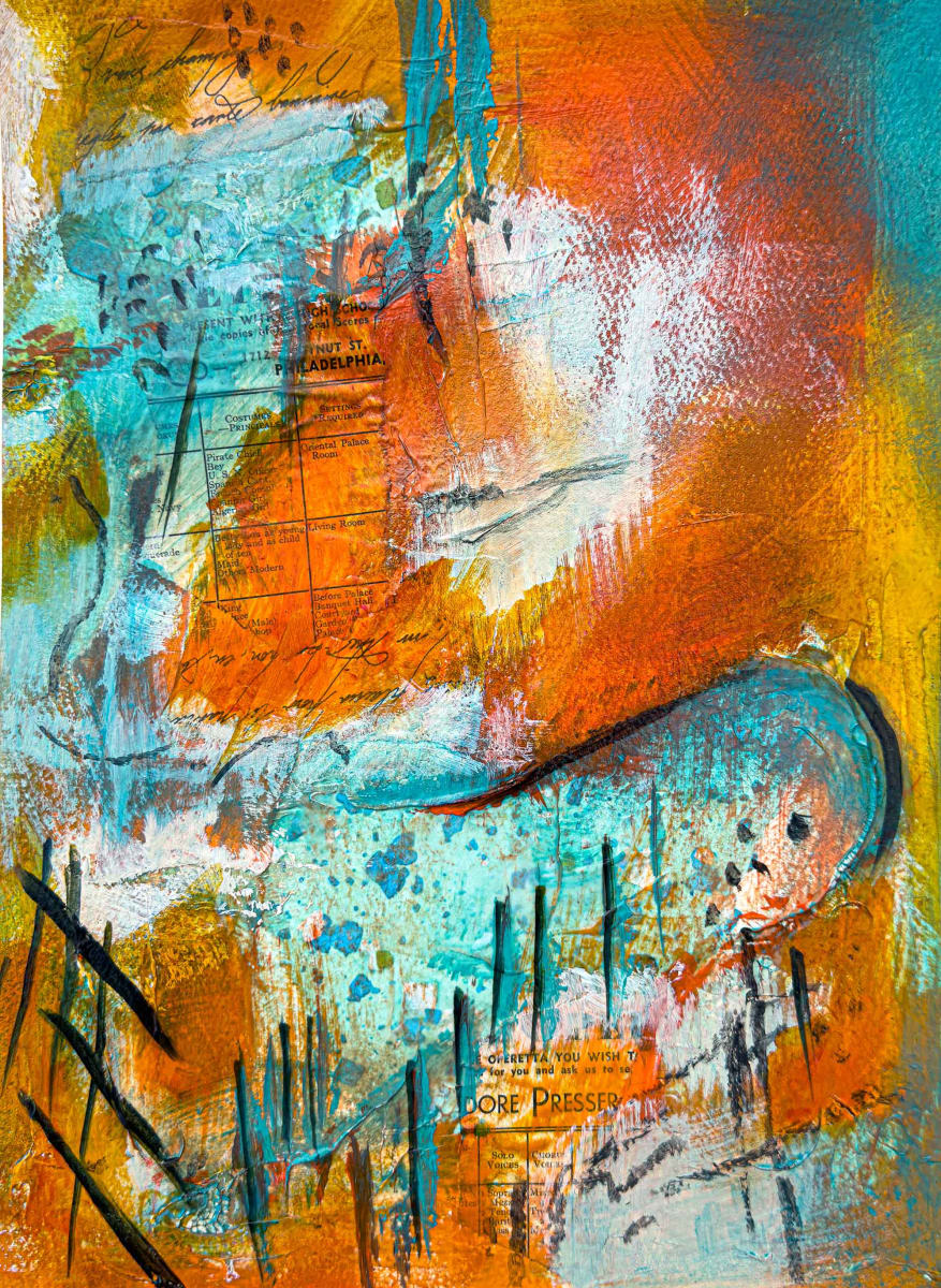 Thrilling Desire by Linda McClure  Image: Thrilling Desire, abstract by Linda McClure