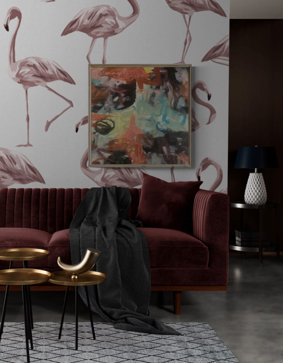 Where Flamingos Fly by Lori Johnson Fine Art, Image 1.