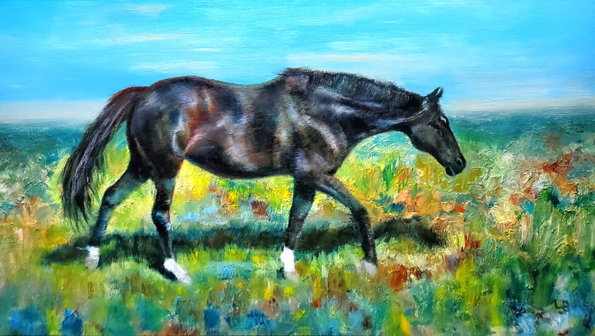 On the Move by Linda Briesacher  Image: SOLD