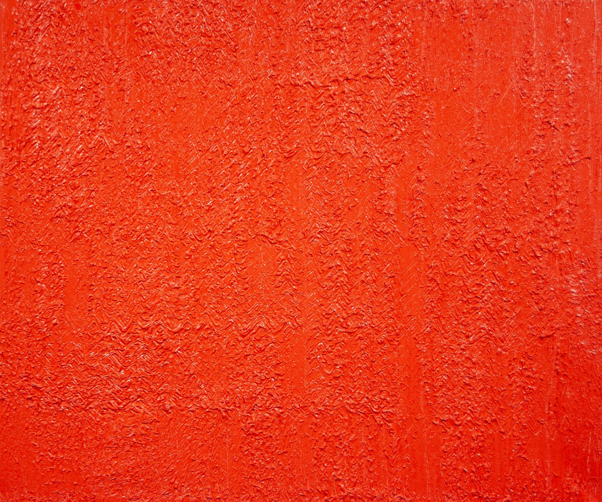 Red Scrub:  Underpainting by Francie Lyshak 