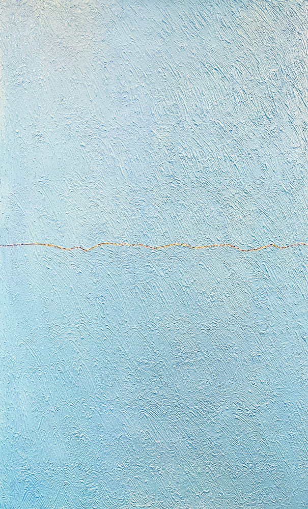 All that remains (aka Agitated Blue) by Francie Lyshak 