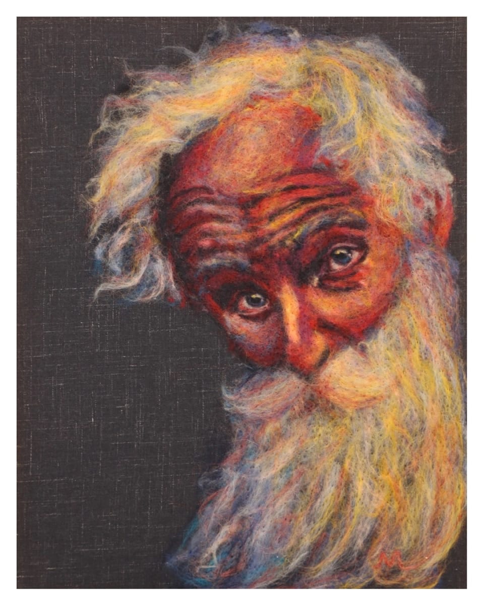 Whimsical Old Man by Michelle Moats 