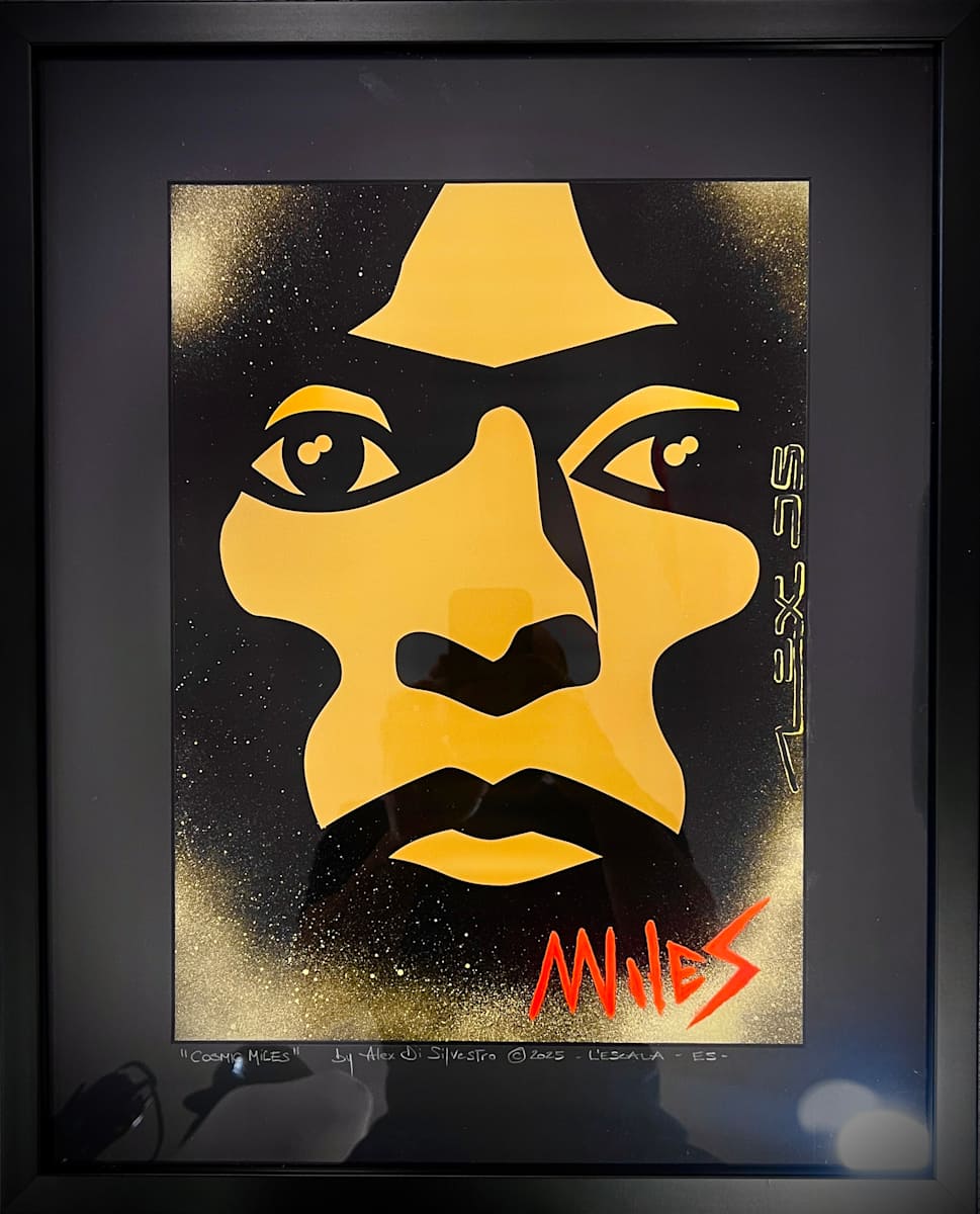 COSMIC MILES / original mixed media by Alex Di Silvestro 