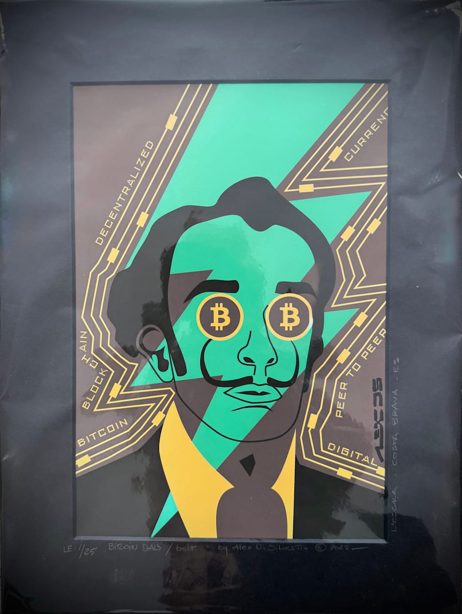 BITCOIN DALI 1/25 by Alex Di Silvestro 