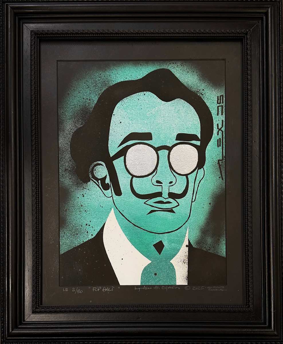 POP /  LE - hand finished - framed 2 by Alex Di Silvestro 
