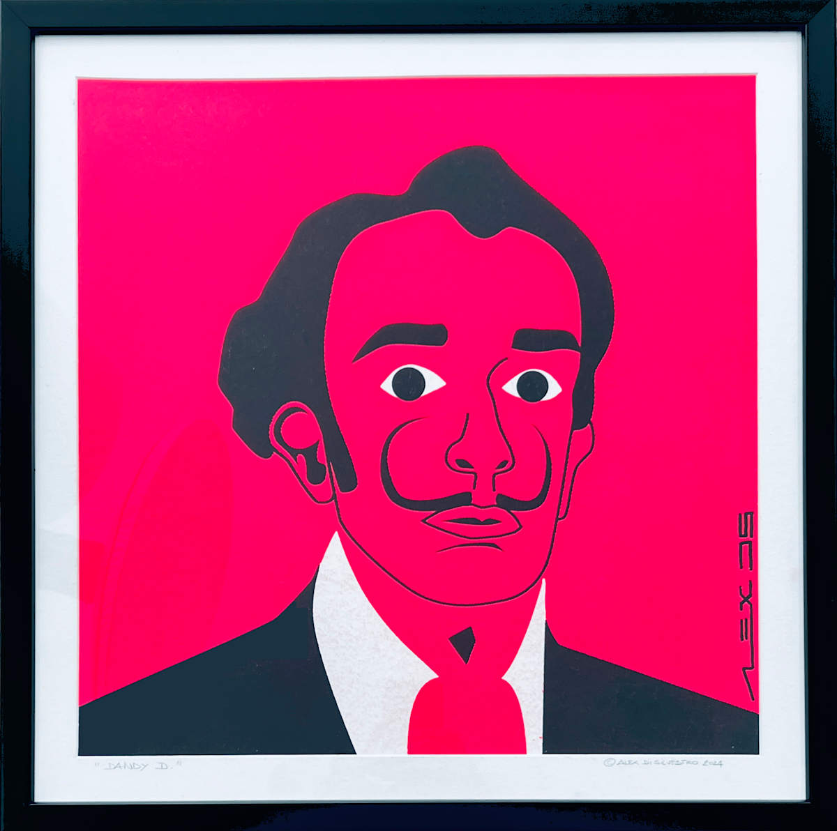 DANDY  / neon pink by Alex Di Silvestro 