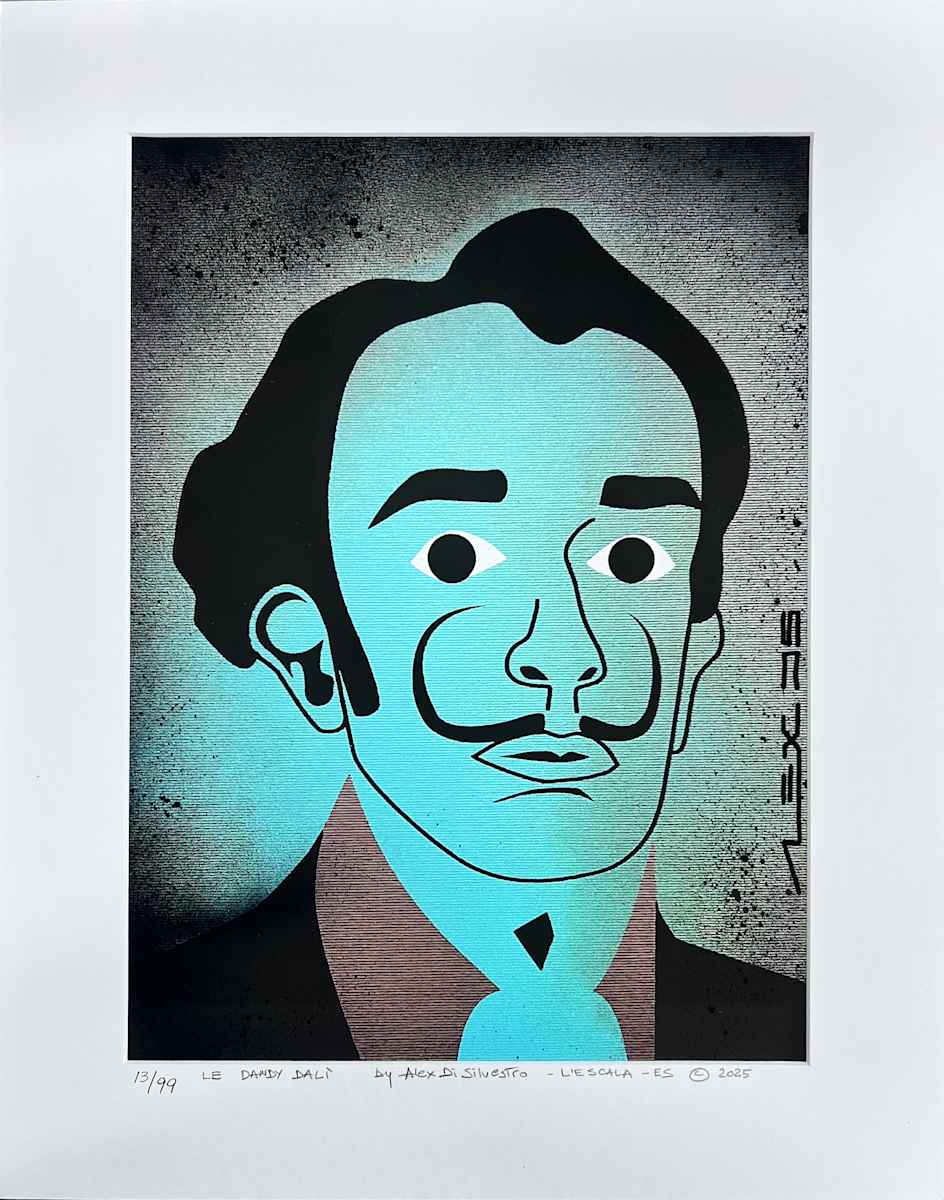 DANDY DALI LE 13/99 Giclée Print on archival paper (hand finished) 13/99 by Alex Di Silvestro