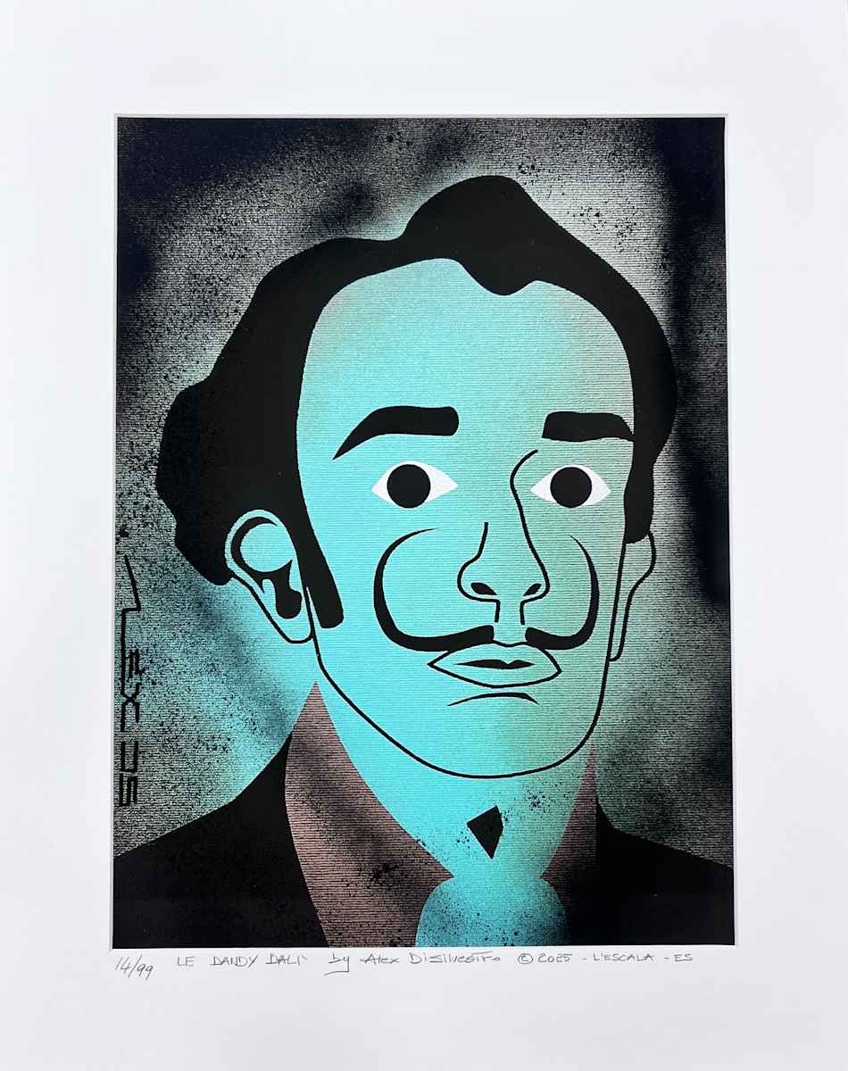 DANDY DALI LE 14/99 Giclée Print on archival paper (hand finished) 14/99 by Alex Di Silvestro 