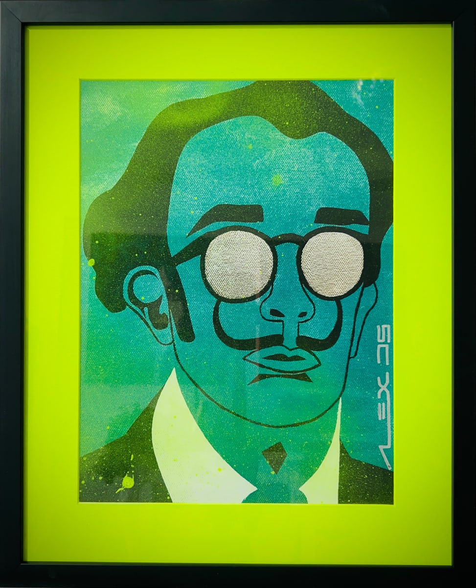 POP  - mixed media original by Alex Di Silvestro 