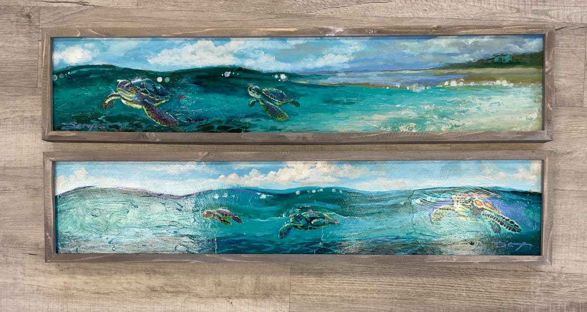 Deep Waters by Glenn Lamp  Image: Dyptych Piece (2 pieces)