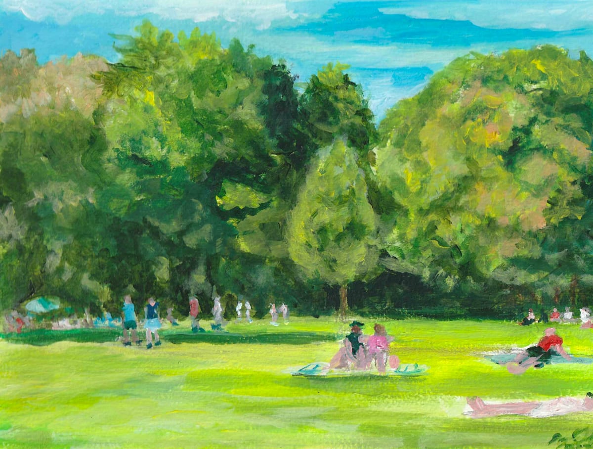 Central Park Study by Jay Golding 