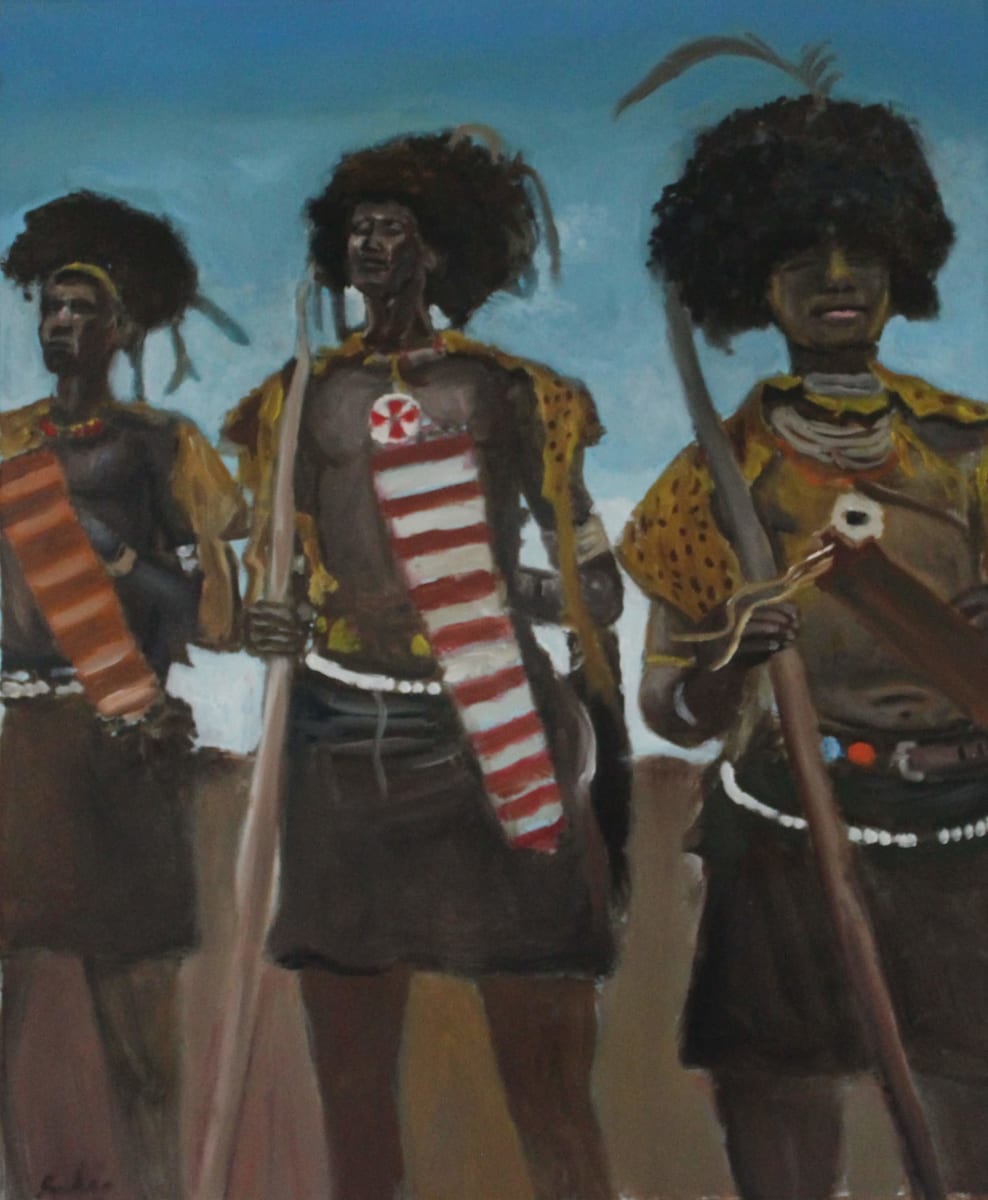 Turkana Men Study by Jay Golding 