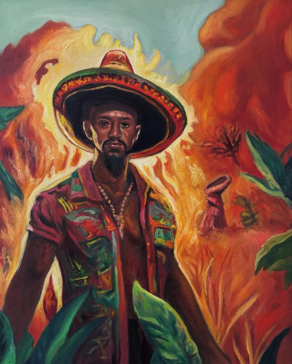 Flaming Spirit by Jay Golding 