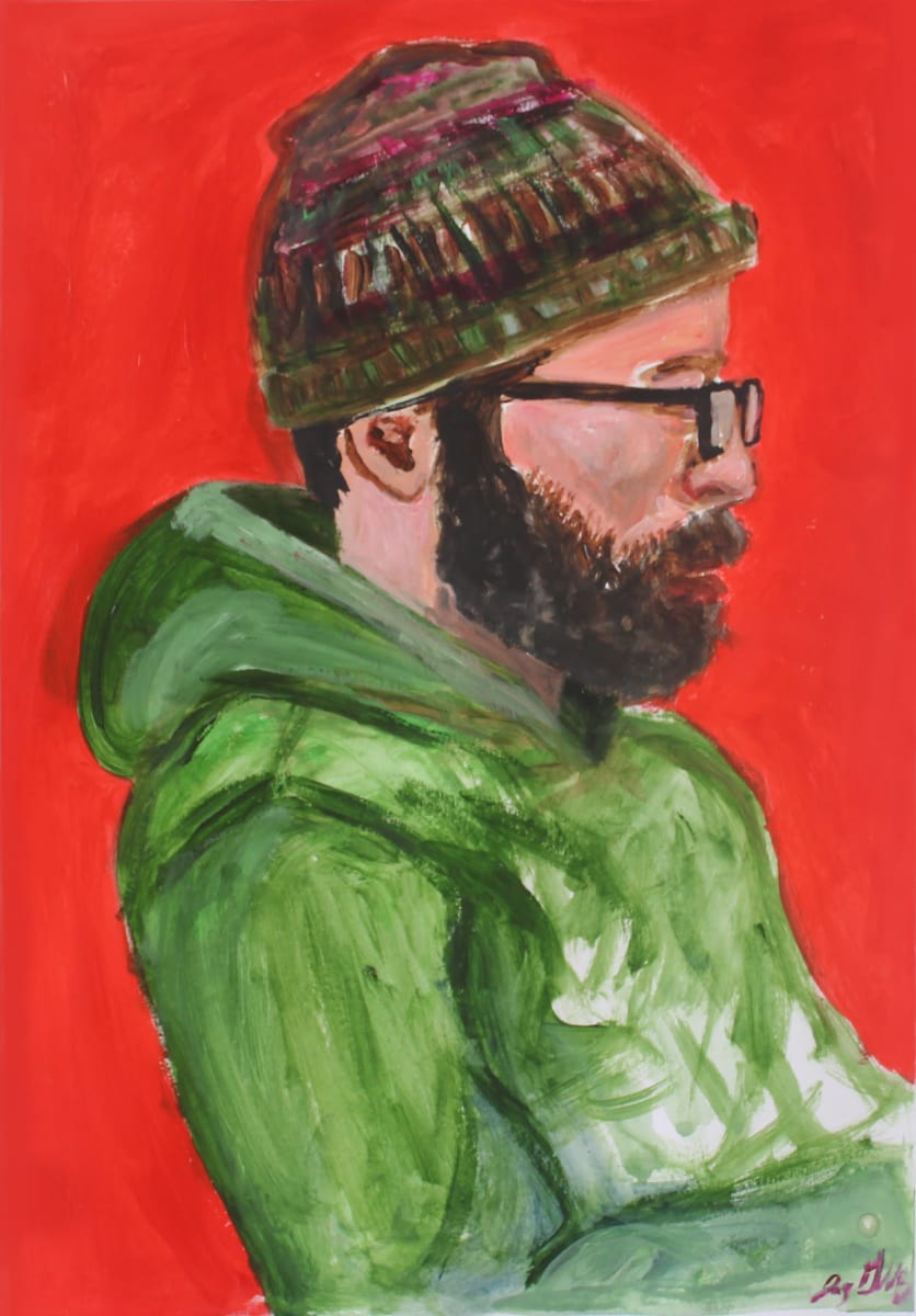 Justin Against Naphthol Red by Jay Golding 