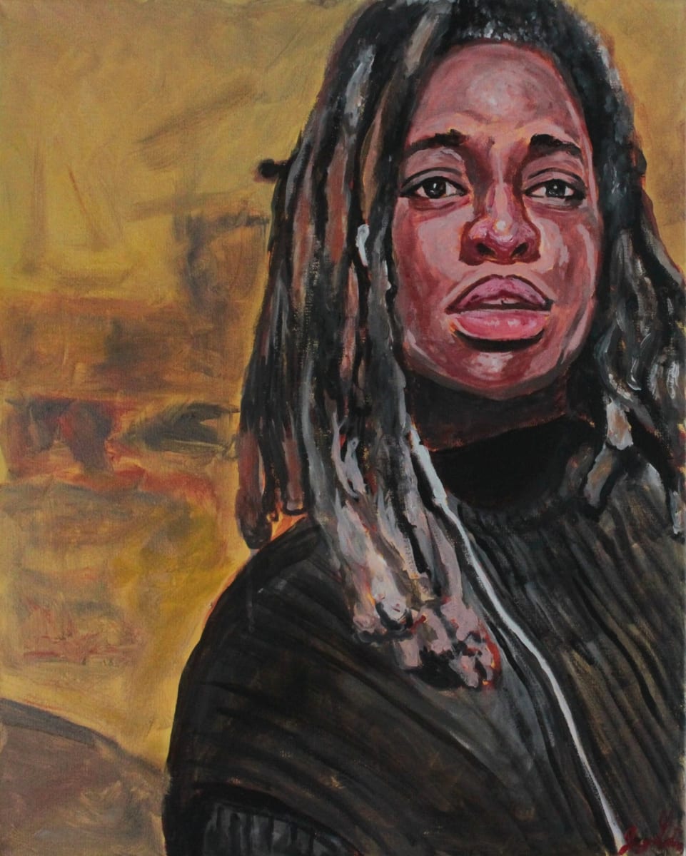 Kira with Earphone Study by Jay Golding 