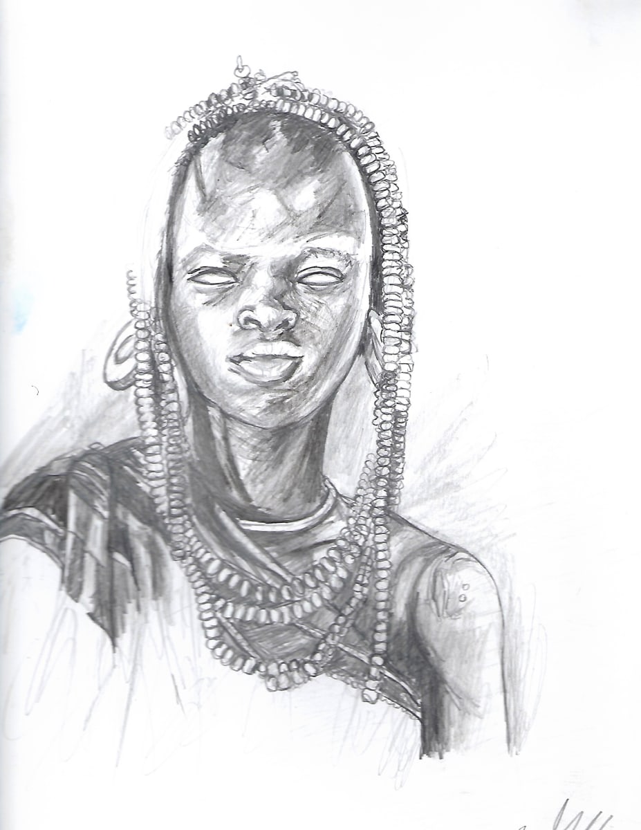 Mursi Boy Study by Jay Golding 