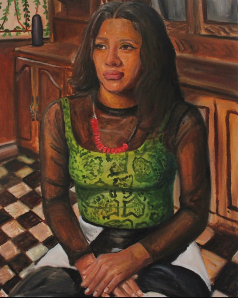 Portrait of Sabrina by Jay Golding 