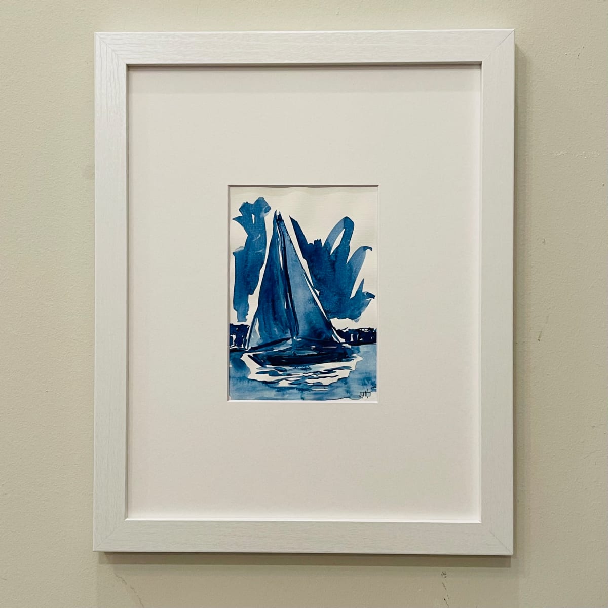 Each day prepares you for the next. by JJ Hogan  Image: Sample white wood gallery frame, matted under glass.