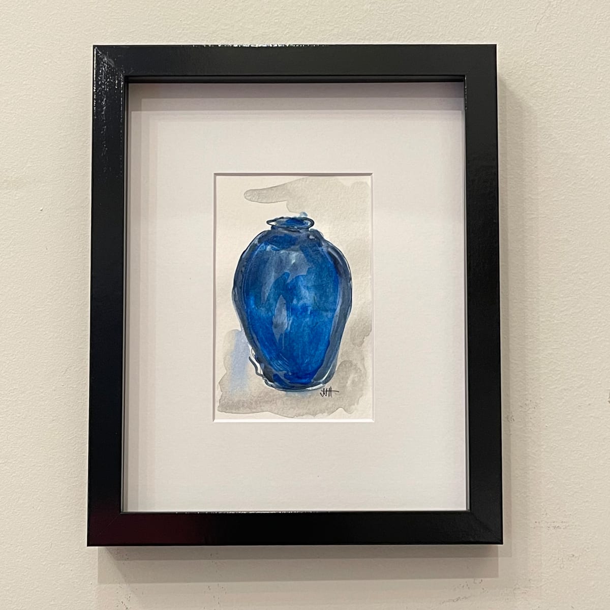 Vintage Cobalt Vase by JJ Hogan 